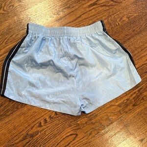 Light Blue Trendy Athletic Shorts